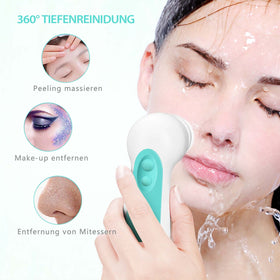 CLSEVXY Facial Cleansing Brush with user holding it