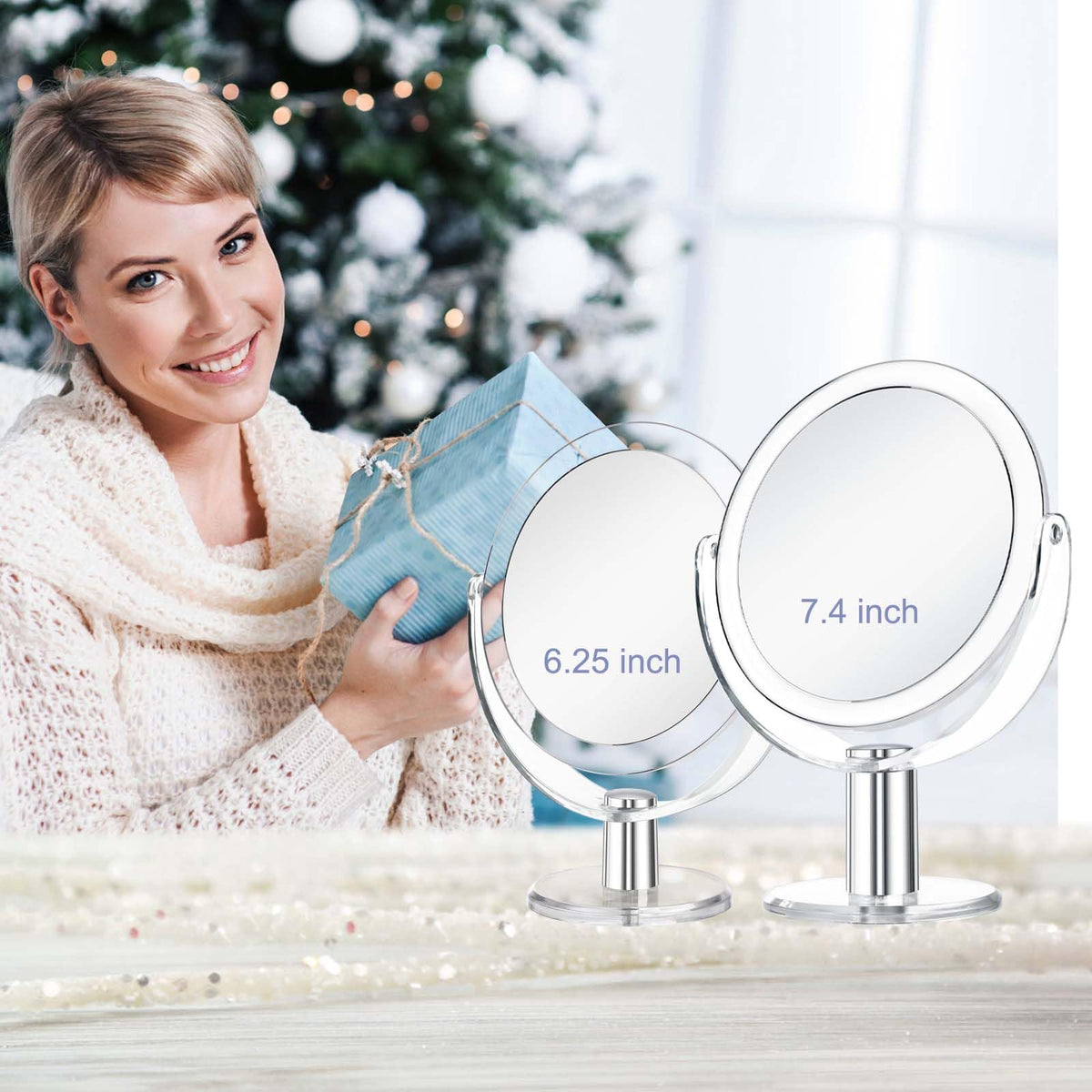 CLSEVXY Vanity Mirror packaging and details