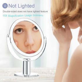 CLSEVXY Vanity Mirror with acrylic frame and glossy finish