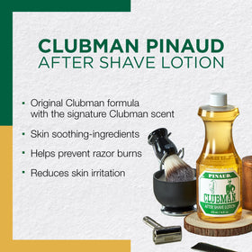 Clubman After Shave Lotion 16 Oz side view