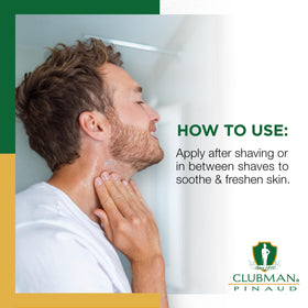 Clubman After Shave Lotion 16 Oz with barbershop tools