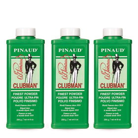 Clubman Pinaud Finest Powder 9 oz packaging front view