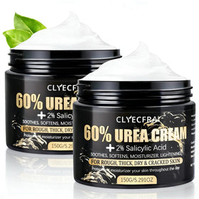 Clyecfra 2Pack Urea Cream 60% front view with packaging