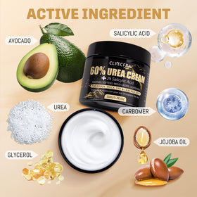 Clyecfra 60% Urea Cream 150g texture close-up