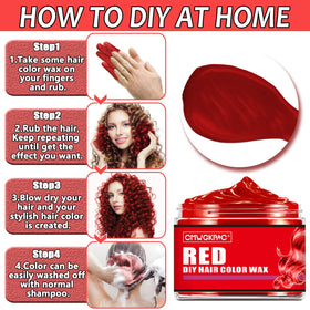 CMWGKBC Temporary Hair Colour Wax packaging with product details