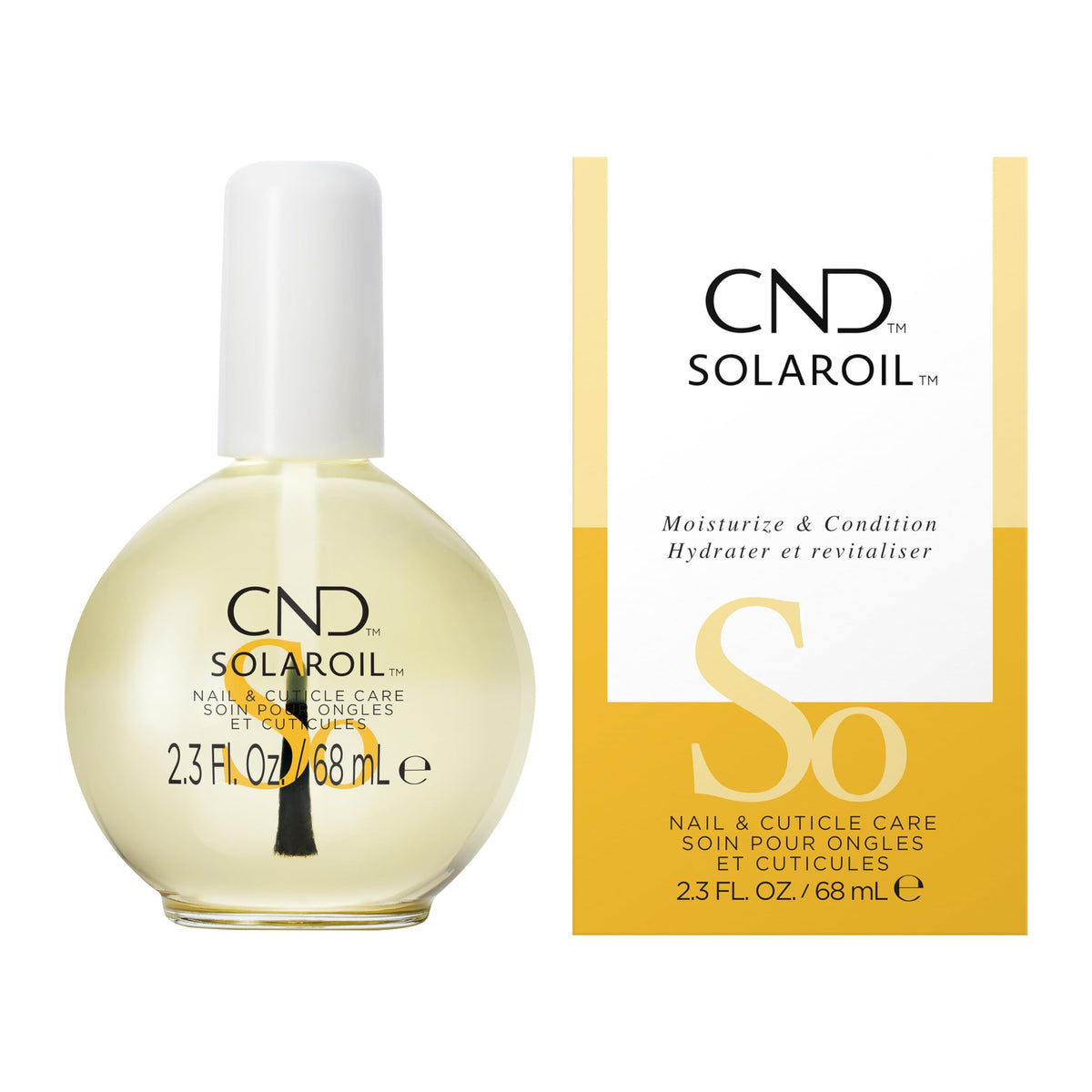 CND SolarOil Cuticle Oil 2.3 oz front view