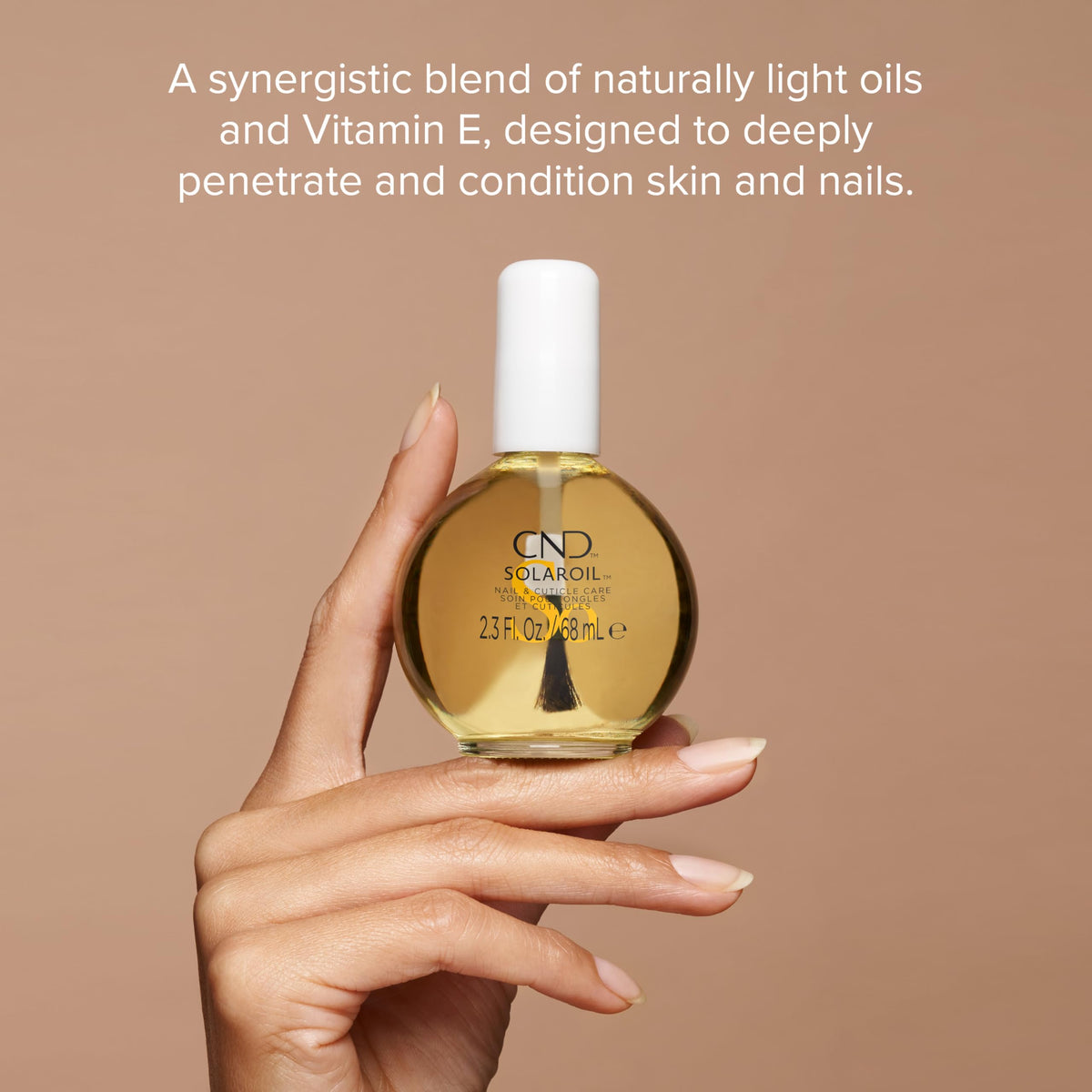 CND SolarOil Cuticle Oil bottle with cap
