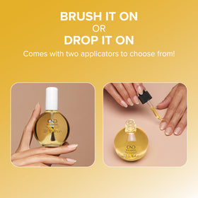 CND SolarOil Cuticle Oil with fresh fruits