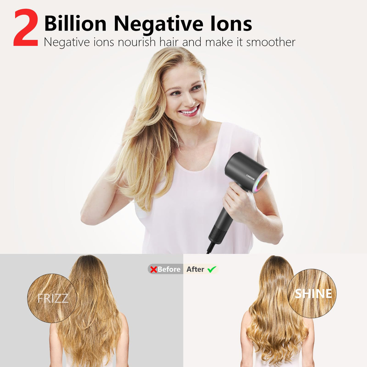 CNMSGM hair dryer diffuser attachment for curly hair