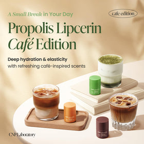 CNP Propolis Café Lipcerin 07 Matcha applicator top view