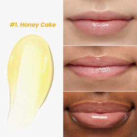 CNP Propolis Jelly Lipcerin Honey Cake swatch on skin
