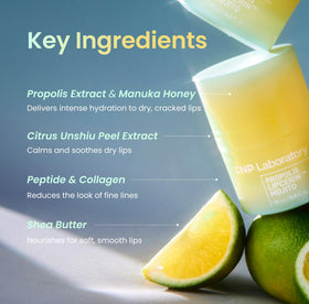 CNP Propolis Lipcerin™ 03 Lime back view showing ingredients