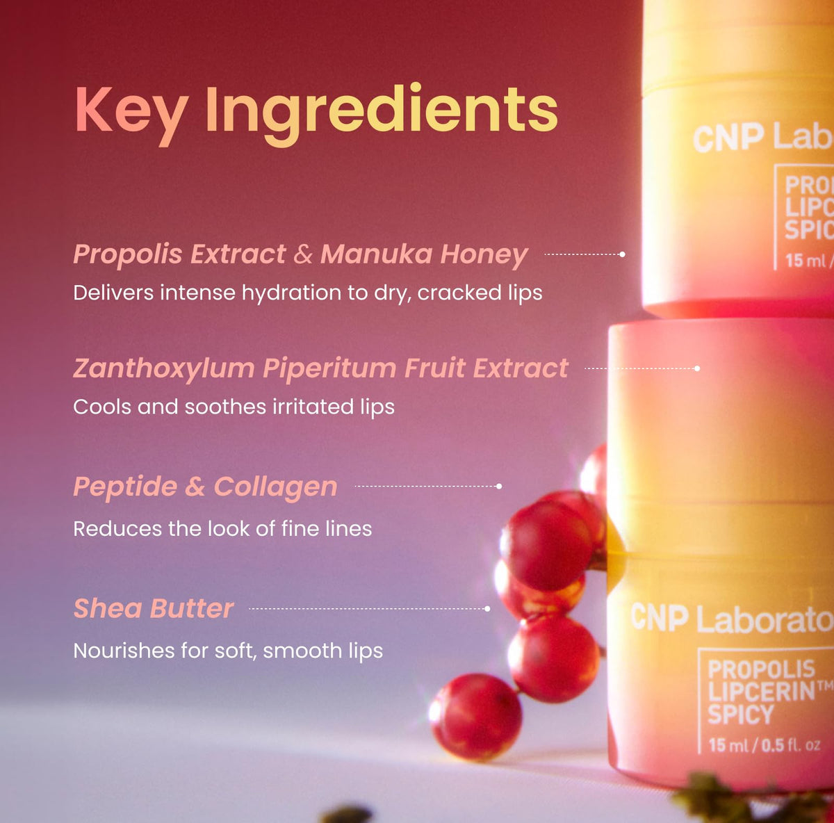 CNP Propolis Lipcerin™ 04 Mint close-up of applicator