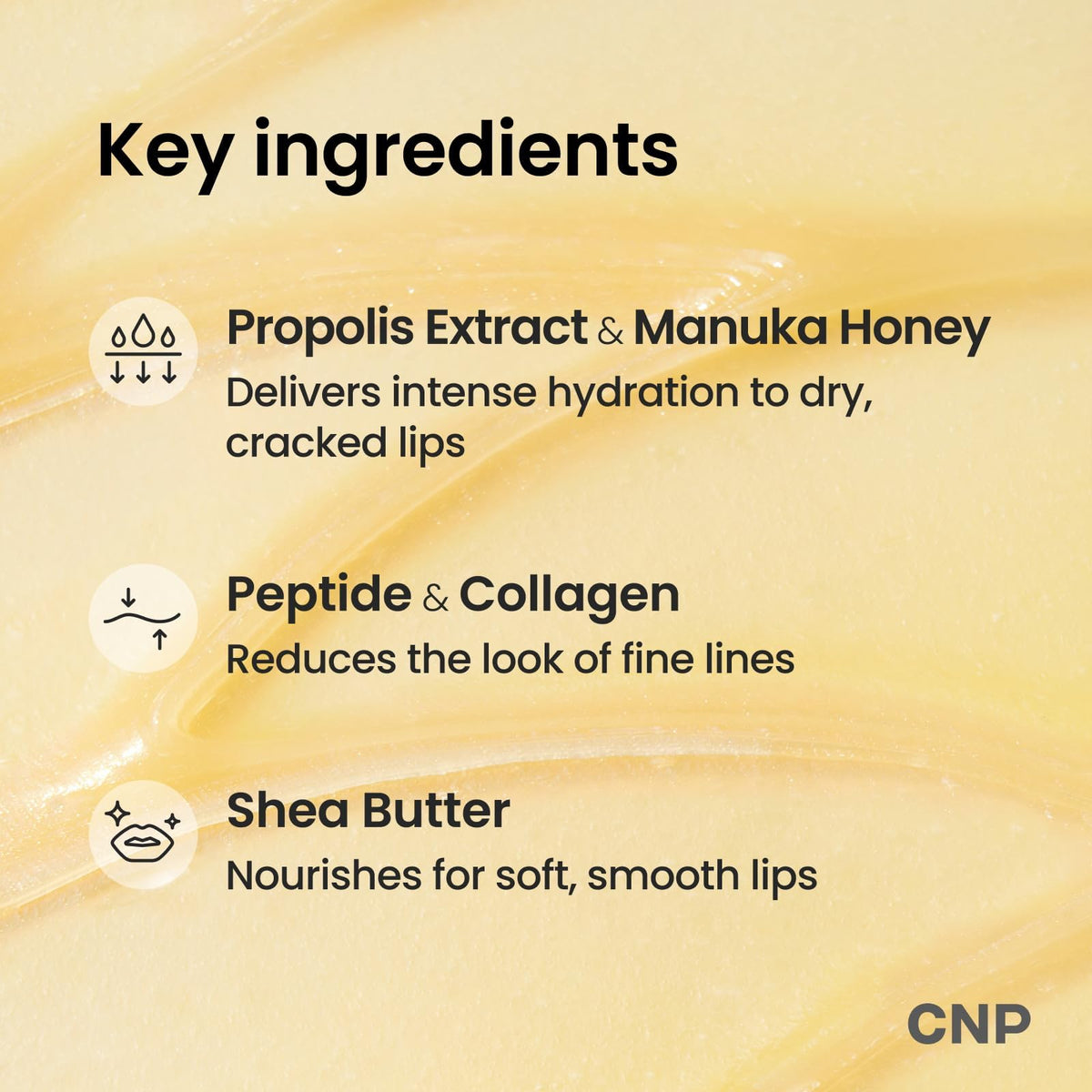 CNP Propolis Lipcerin™ close-up of texture