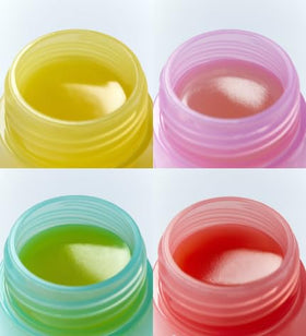 CNP Propolis Lipcerin Mini Set with all four flavours arranged