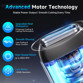 Cnunkn Electric Foil Shaver with LED charging display
