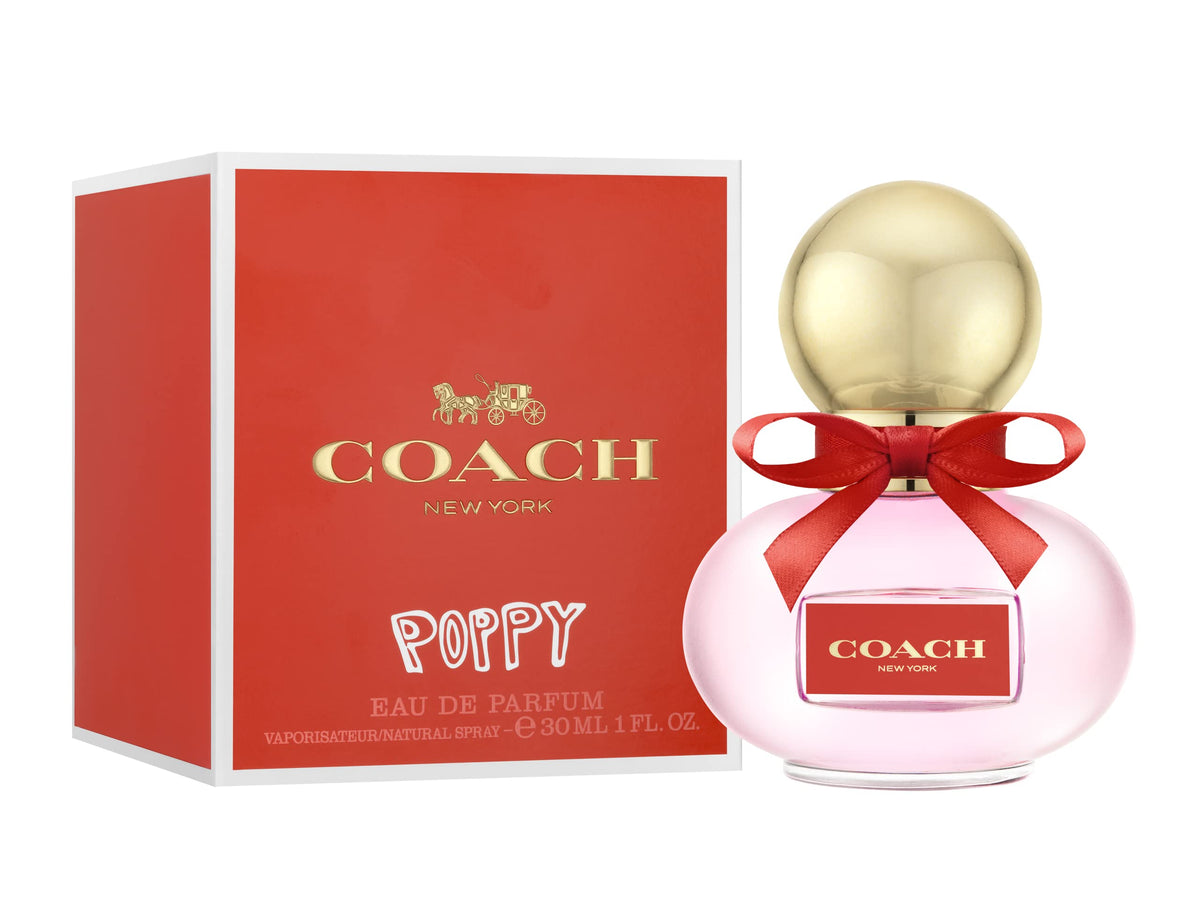 Coach Poppy Eau de Parfum Spray 1.0 fl oz packaging detail