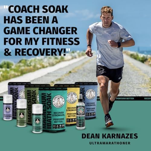 Coach Soak bath soak in warm water with essential oils