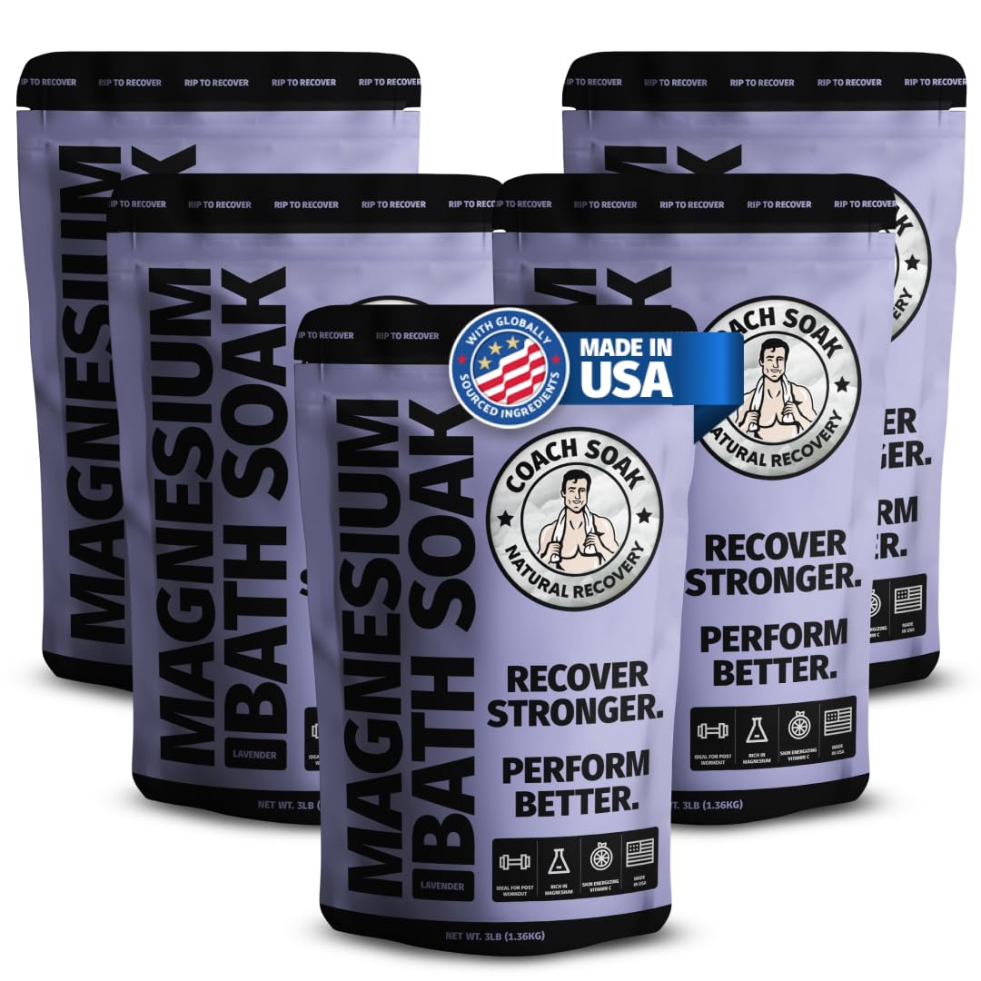 Coach Soak Magnesium Bath Soak 15 lb packaging front view