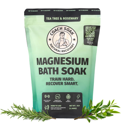 Coach Soak Magnesium Bath Soak 3 lb packaging front view