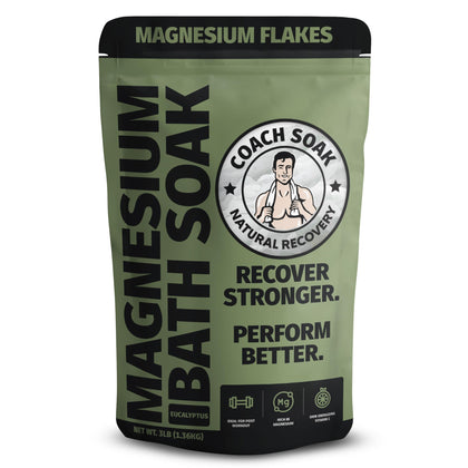 Coach Soak Magnesium Bath Soak 3 lb packaging front view