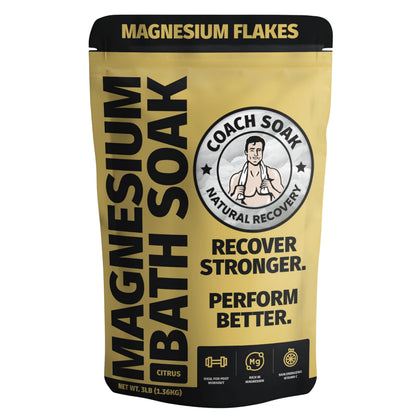 Coach Soak Magnesium Bath Soak 3 lb packaging front view