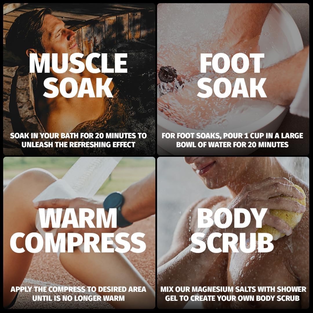 Coach Soak Magnesium Bath Soak in a relaxing environment