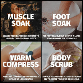 Coach Soak Magnesium Bath Soak in a relaxing environment