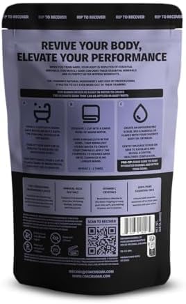 Coach Soak Magnesium Bath Soak packaging details