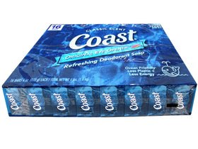 Coast soap bar displayed on a bathroom counter