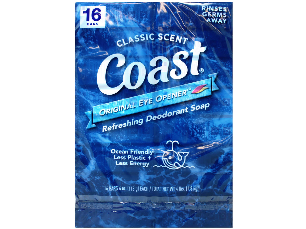 Coast soap bar showing thick lather in use