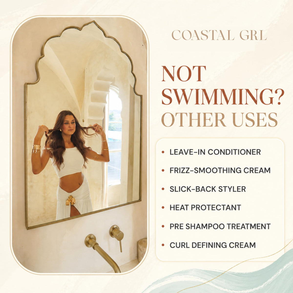 coastal grl conditioner used in hair care routine
