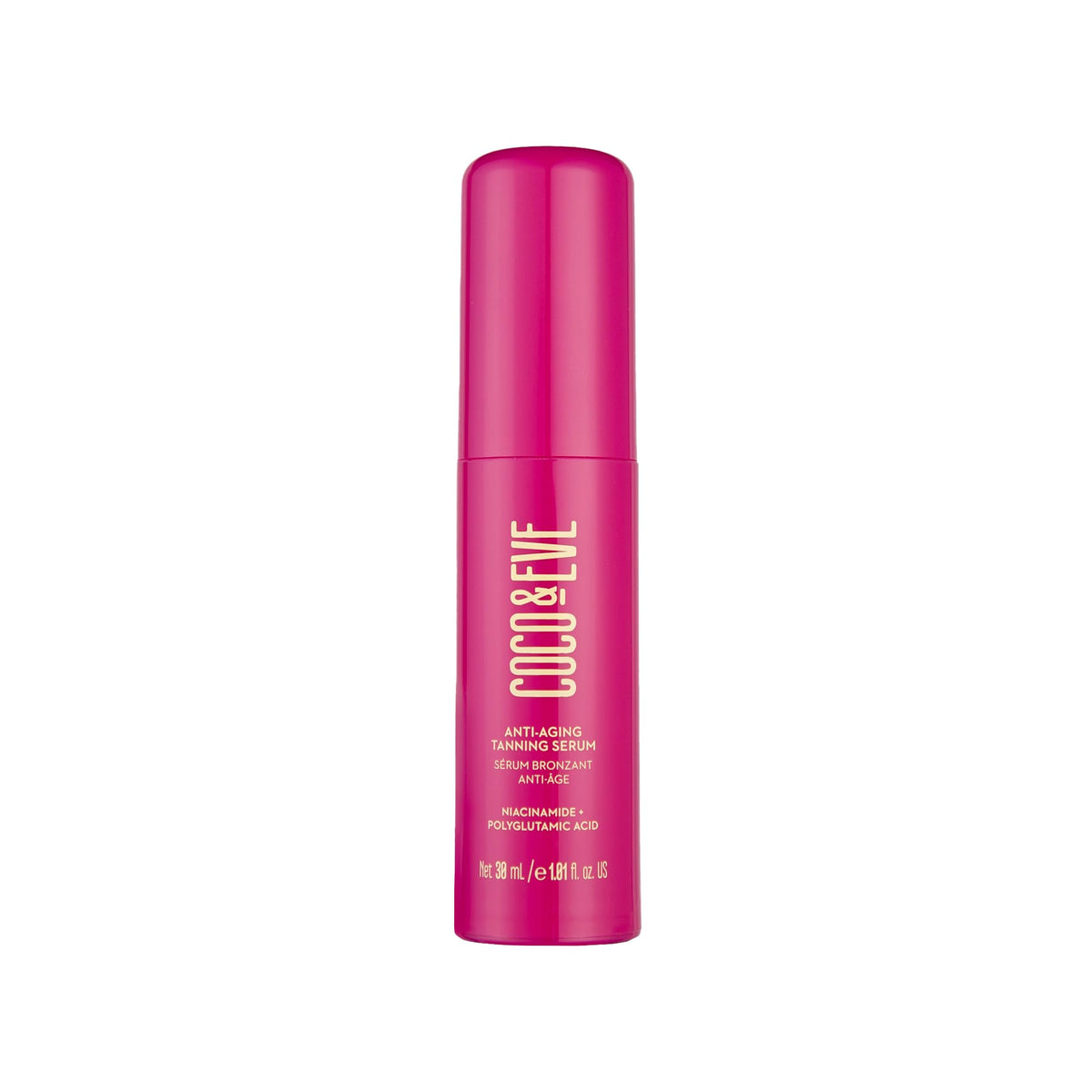 Coco & Eve Anti-Aging Tanning Serum 1.01 Fl Oz front view