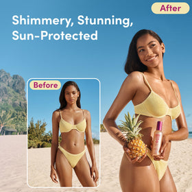 Coco & Eve Body Highlighter SPF 50 bottle side view