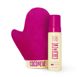 Coco & Eve Self Tanner Foam Kit front view with packaging