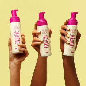 Coco & Eve self-tanning mousse bottle close-up