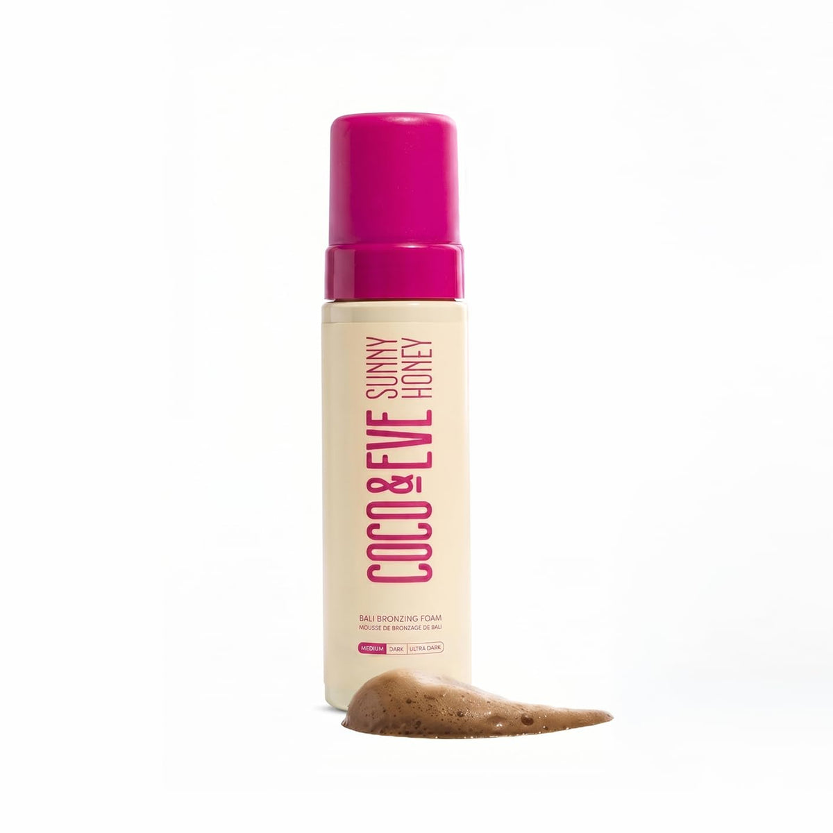 Coco & Eve Sunny Honey Self Tanner Foam 6.7 Fl Oz front view