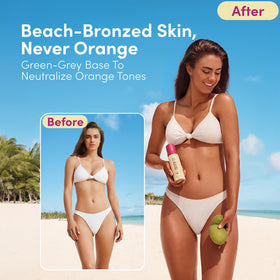 Coco & Eve Sunny Honey Self Tanner Foam bottle side view
