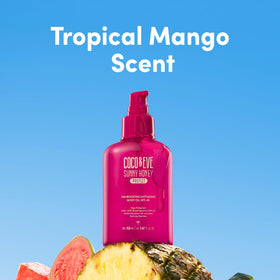 Coco & Eve Tan support Body Oil SPF45 with summer accessories