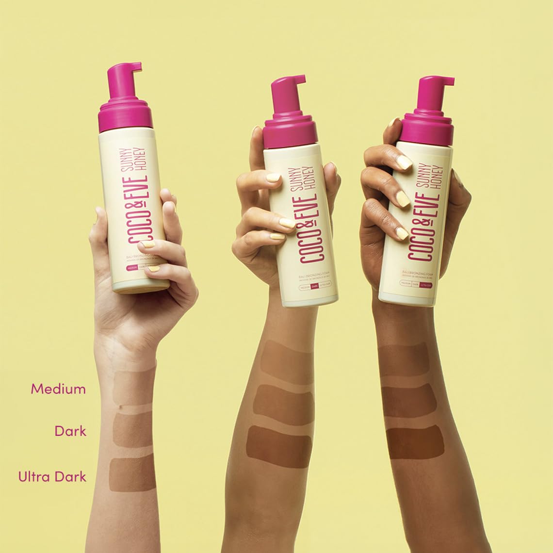 Coco & Eve tanning mitt and kabuki brush