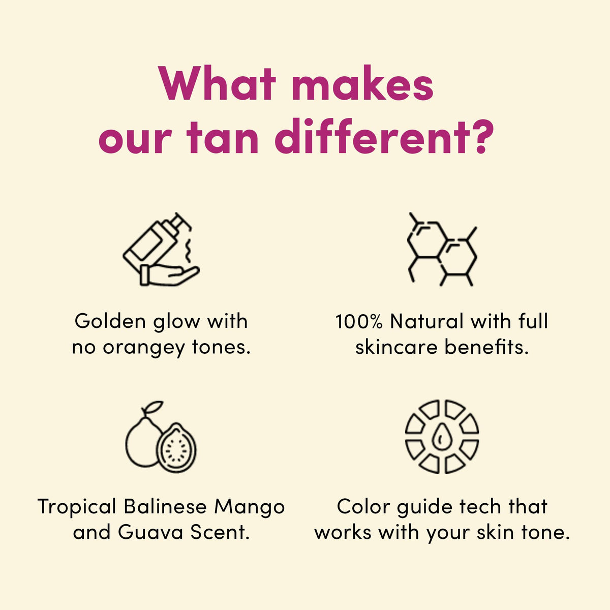 Coco & Eve tanning mitt in action during application