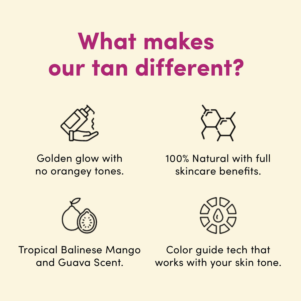 Coco & Eve tanning mousse with tropical scent