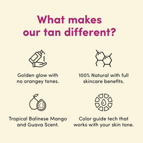 Coco & Eve tanning mousse with tropical scent