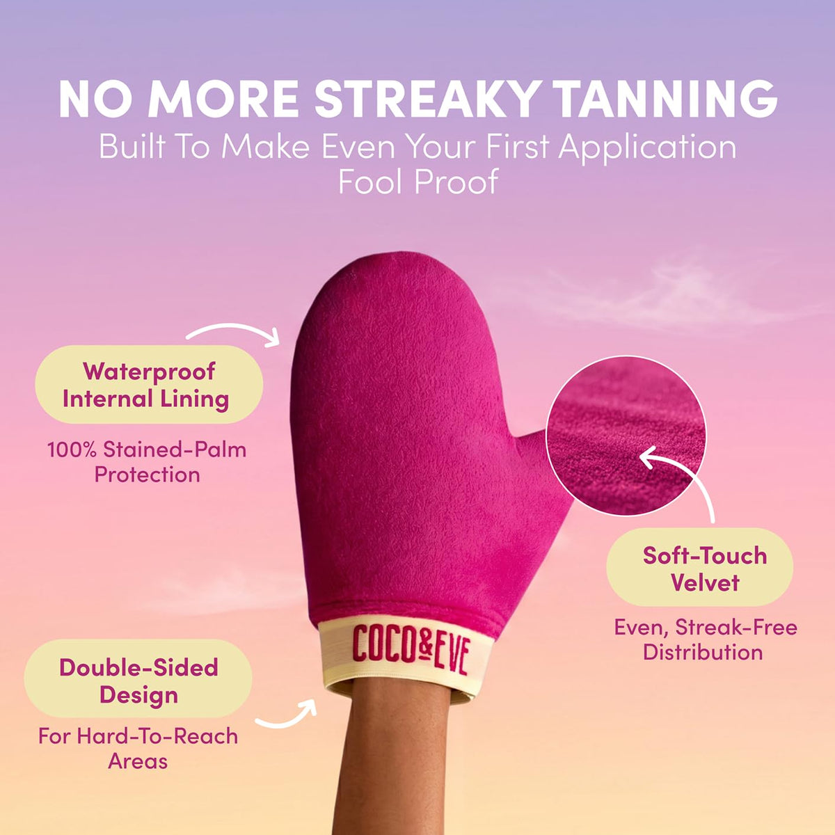 Coco & Eve Ultra Dark Self Tanner Foam bottle back view
