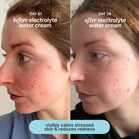 Cocokind Electrolyte Water Cream application on skin