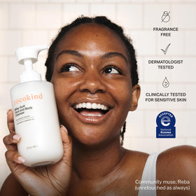 Cocokind Milky Soft Cleanser bottle side view with label