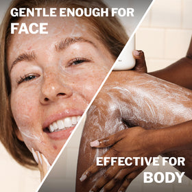Cocokind Milky Soft Face & Body Cleanser texture close-up