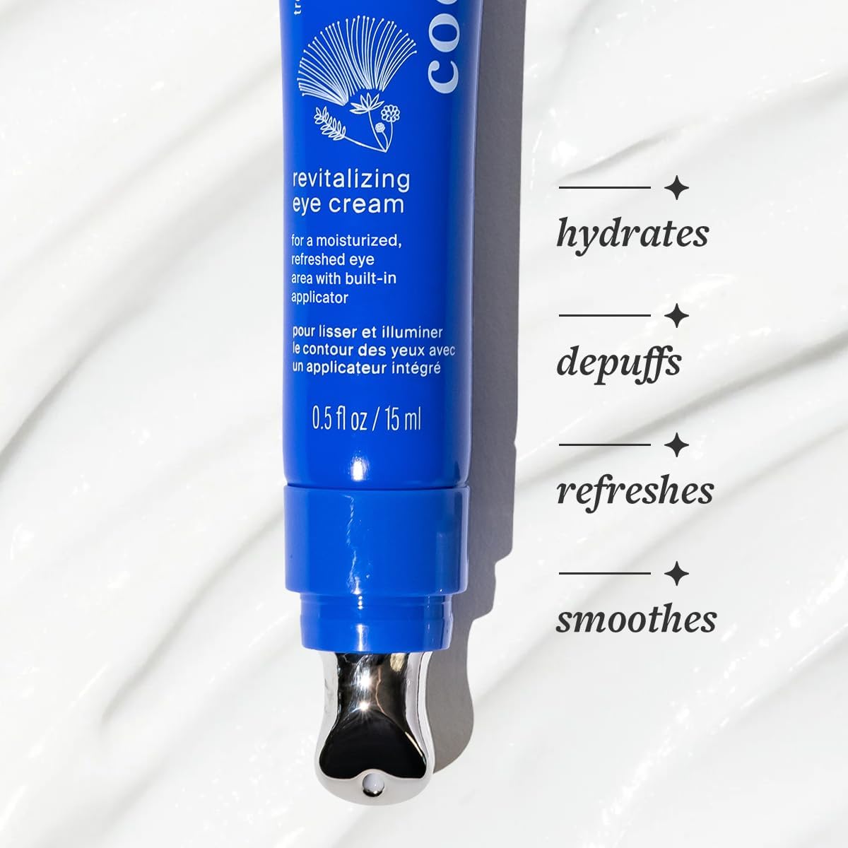 Cocokind Revitalizing Eye Cream in a skincare routine