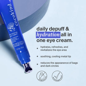 Cocokind Revitalizing Eye Cream packaging with cooling tip