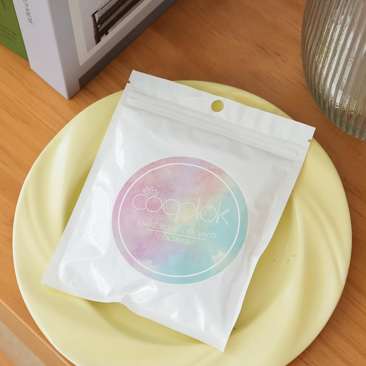 cocplok hair clips packaging with product details
